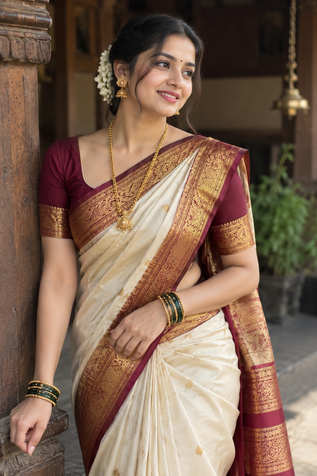 Luxury silk saree